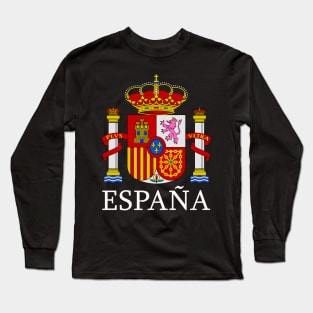 España Spain National Emblem Symbol Spaniard Long Sleeve T-Shirt